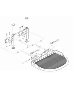Best reviews of ❤️ Mon Ster 17"x13" Footrest Platform Assembly For Jazzy 1650 🥰